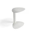 Table d'appoint en acier blanc