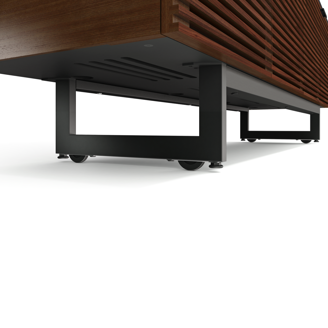 Meuble TV en noyer moderne pour salon