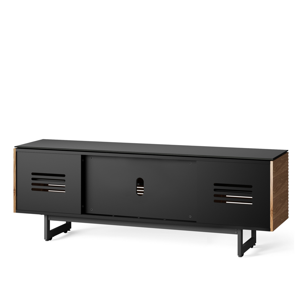 Meuble TV en noyer moderne pour salon