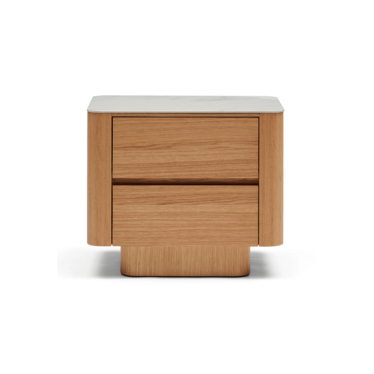 Table de chevet en marbre naturel avec rangement pour chambre à coucher